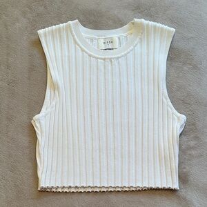 DISSH Rib Knit Crop Tank